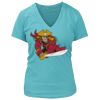 Women's Premium Deep V-Neck T-Shirt Thumbnail