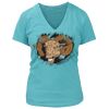Women's Premium Deep V-Neck T-Shirt Thumbnail