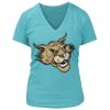 Women's Premium Deep V-Neck T-Shirt Thumbnail