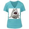 Women's Premium Deep V-Neck T-Shirt Thumbnail