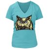 Women's Premium Deep V-Neck T-Shirt Thumbnail