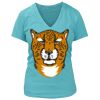 Women's Premium Deep V-Neck T-Shirt Thumbnail