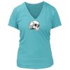 Women's Premium Deep V-Neck T-Shirt Thumbnail