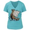 Women's Premium Deep V-Neck T-Shirt Thumbnail