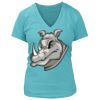 Women's Premium Deep V-Neck T-Shirt Thumbnail