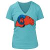 Women's Premium Deep V-Neck T-Shirt Thumbnail