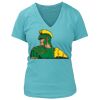 Women's Premium Deep V-Neck T-Shirt Thumbnail