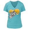 Women's Premium Deep V-Neck T-Shirt Thumbnail