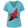 Women's Premium Deep V-Neck T-Shirt Thumbnail