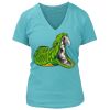 Women's Premium Deep V-Neck T-Shirt Thumbnail