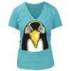 Women's Premium Deep V-Neck T-Shirt Thumbnail