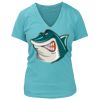 Women's Premium Deep V-Neck T-Shirt Thumbnail