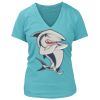 Women's Premium Deep V-Neck T-Shirt Thumbnail