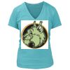 Women's Premium Deep V-Neck T-Shirt Thumbnail