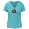 Women's Premium Deep V-Neck T-Shirt Thumbnail