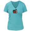 Women's Premium Deep V-Neck T-Shirt Thumbnail