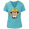 Women's Premium Deep V-Neck T-Shirt Thumbnail