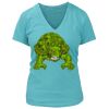Women's Premium Deep V-Neck T-Shirt Thumbnail