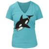 Women's Premium Deep V-Neck T-Shirt Thumbnail