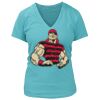 Women's Premium Deep V-Neck T-Shirt Thumbnail