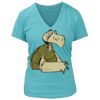 Women's Premium Deep V-Neck T-Shirt Thumbnail