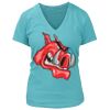 Women's Premium Deep V-Neck T-Shirt Thumbnail