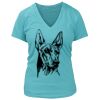 Women's Premium Deep V-Neck T-Shirt Thumbnail