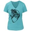 Women's Premium Deep V-Neck T-Shirt Thumbnail