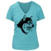 Women's Premium Deep V-Neck T-Shirt Thumbnail