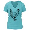 Women's Premium Deep V-Neck T-Shirt Thumbnail