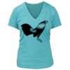Women's Premium Deep V-Neck T-Shirt Thumbnail