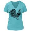 Women's Premium Deep V-Neck T-Shirt Thumbnail