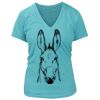 Women's Premium Deep V-Neck T-Shirt Thumbnail