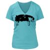 Women's Premium Deep V-Neck T-Shirt Thumbnail
