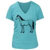 Women's Premium Deep V-Neck T-Shirt Thumbnail
