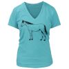 Women's Premium Deep V-Neck T-Shirt Thumbnail