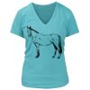 Women's Premium Deep V-Neck T-Shirt Thumbnail
