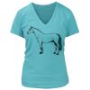 Women's Premium Deep V-Neck T-Shirt Thumbnail