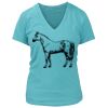 Women's Premium Deep V-Neck T-Shirt Thumbnail