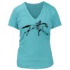 Women's Premium Deep V-Neck T-Shirt Thumbnail