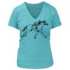 Women's Premium Deep V-Neck T-Shirt Thumbnail