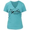 Women's Premium Deep V-Neck T-Shirt Thumbnail