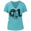 Women's Premium Deep V-Neck T-Shirt Thumbnail