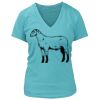 Women's Premium Deep V-Neck T-Shirt Thumbnail