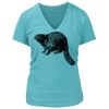 Women's Premium Deep V-Neck T-Shirt Thumbnail
