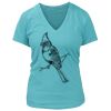 Women's Premium Deep V-Neck T-Shirt Thumbnail