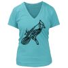 Women's Premium Deep V-Neck T-Shirt Thumbnail