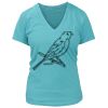 Women's Premium Deep V-Neck T-Shirt Thumbnail