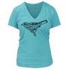 Women's Premium Deep V-Neck T-Shirt Thumbnail