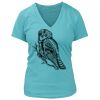 Women's Premium Deep V-Neck T-Shirt Thumbnail